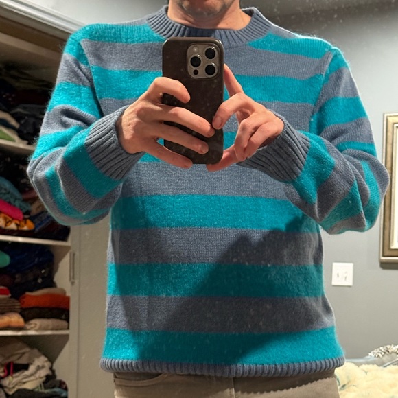 Louis Vuitton Vintage Cashmere Stripe Sweater – Size S – $1000+